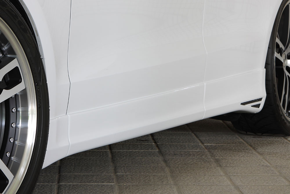 M'z SPEED サイドステップ 未塗装 FRP アウディ Q5 ABA-8RCTVF H24.11~H29.9 3.0 TFSI クワトロ MC後 ラヴライン 2261