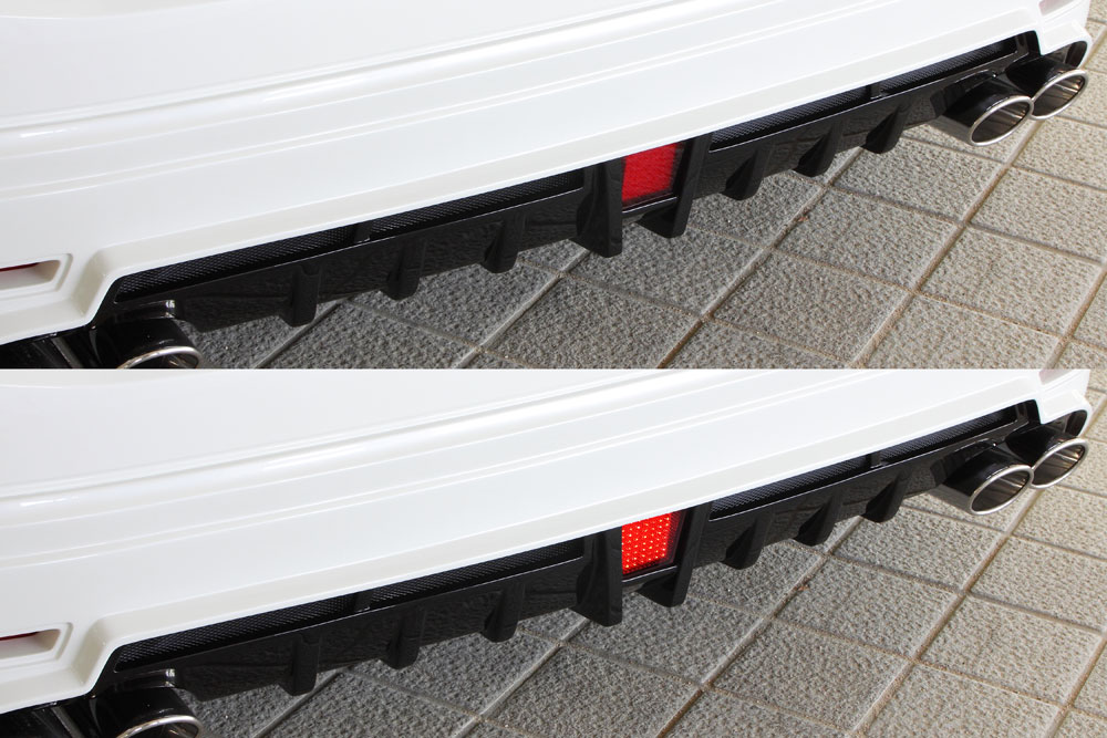 M'z SPEED LEDバックフォグランプキット Bタイプ エルグランド PE52 PNE52 TE52 TNE52 H26.4~R2.9 ハイウェイスター MC後 グレースライン 3082|オートクラフト