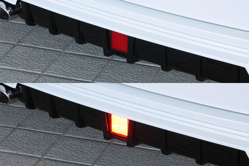 M'z SPEED LEDバックフォグランプキット Bタイプ ヴォクシー ZRR80W ZRR85W H26.1~H29.7 ZS MC前 グレースライン 3053|オートクラフト