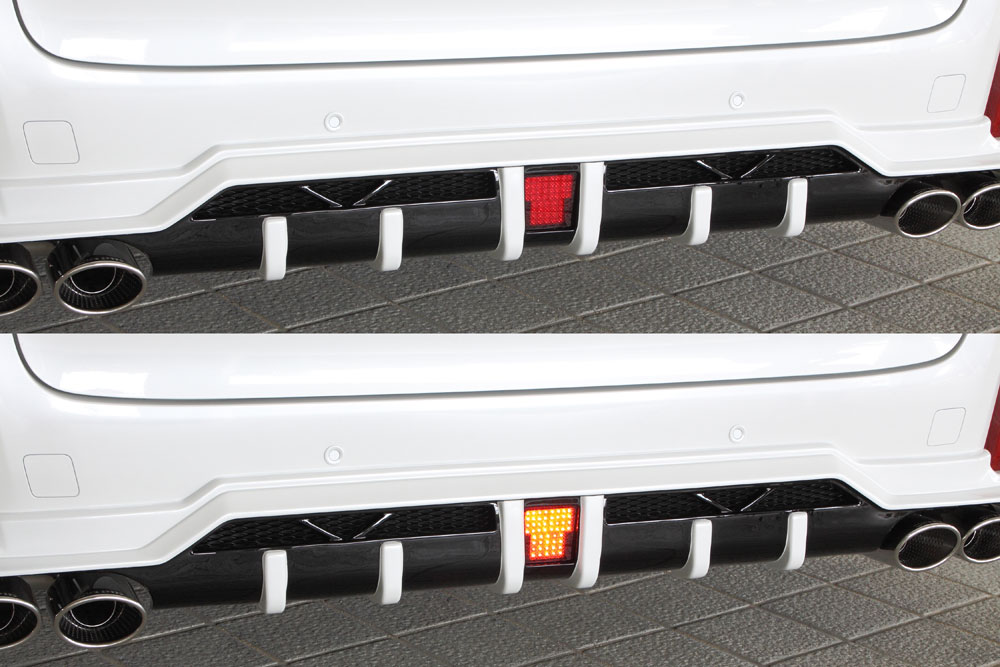 M'z SPEED LEDバックフォグランプキット Cタイプ アルファードハイブリッド AYH30W H27.1～H29.12 SR MC前 純正リアフォグランプ付車除く グレースライン 3023