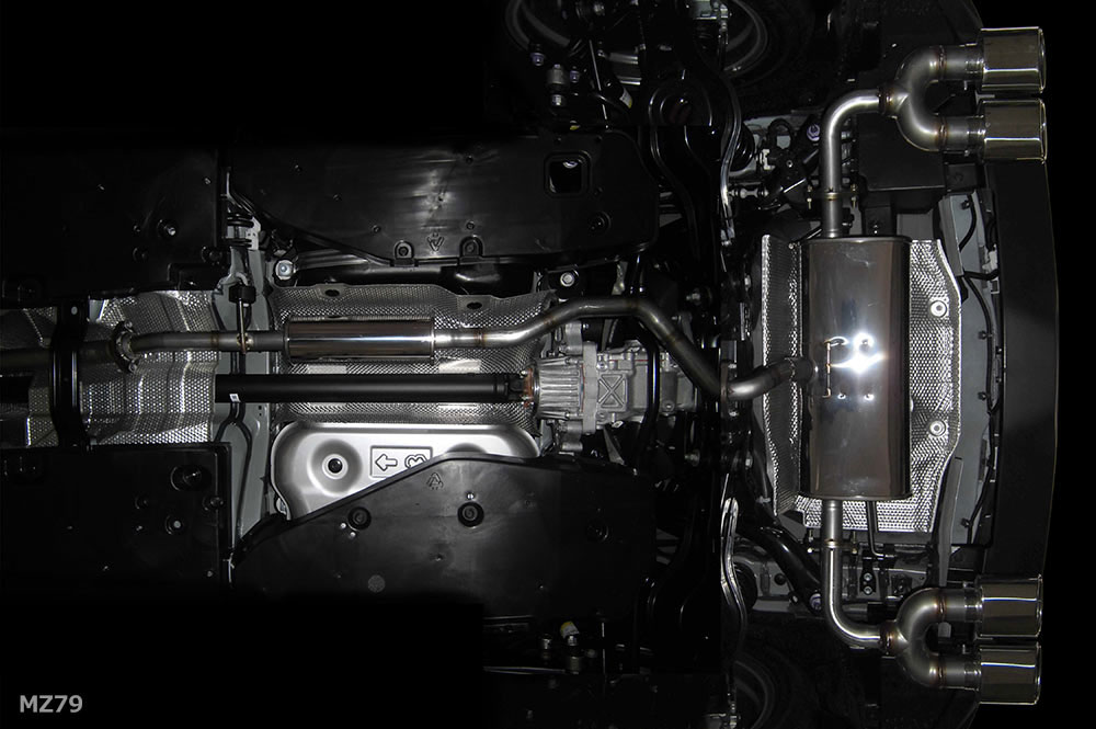 M'z SPEED エキゾーストシステム (MZ79) ステンレス C-HR DBA-NGX50 3BA-NGX50 R1.10～R5.7 8NR-FTS G/S/G-T/S-T MC後 ラヴライン 2391