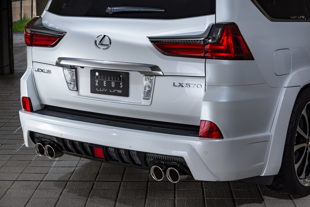 M'z SPEED リアアンダースポイラー 未塗装 FRP レクサス LX570 URJ201W H27.9～R3.12 ラヴライン 2381