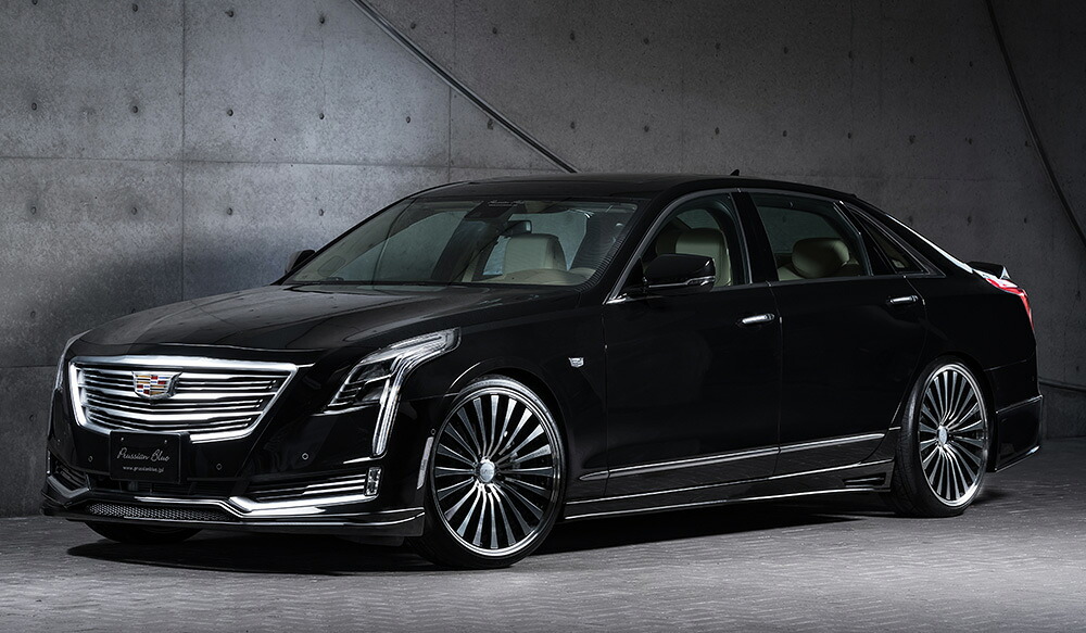 M'z SPEED 3点キット 未塗装 FRP キャデラック CT6 O1SL H28.9~H29.9 2016年モデル プルシアンブルー 6701