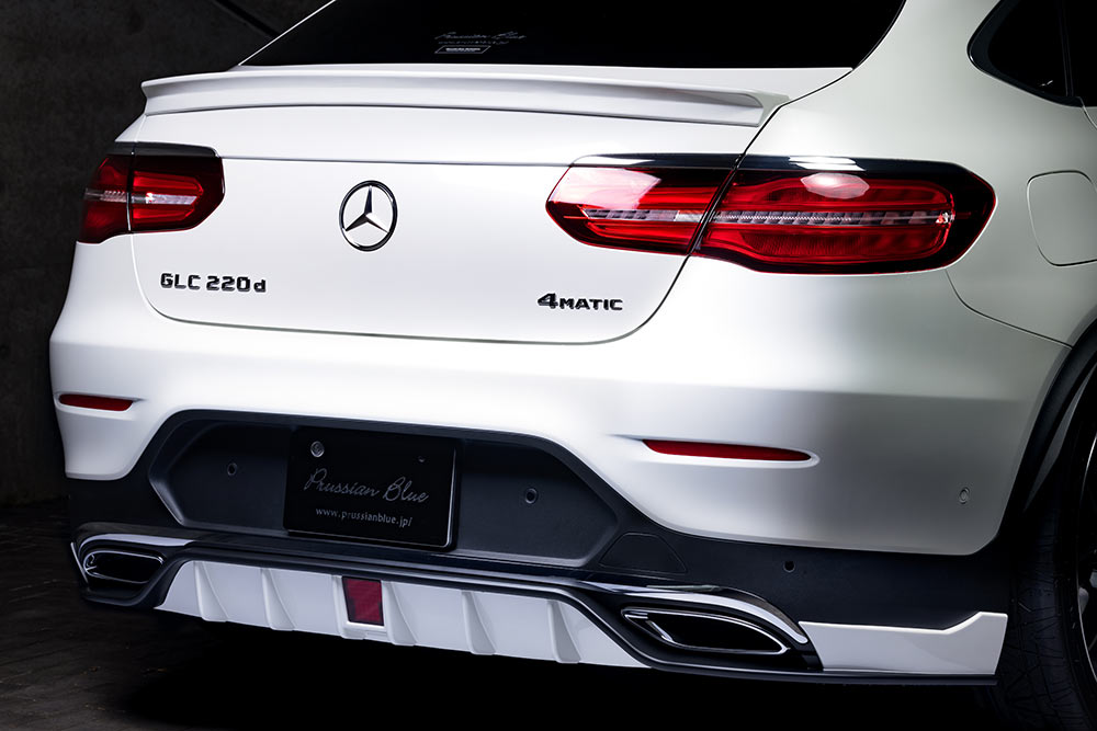 M'z SPEED リアアンダースポイラー 未塗装 FRP メルセデスベンツ GLCクラス (C253) 253342C 253942C H29.7～R1.9 GLC200 プルシアンブルー 6671｜オートクラフト