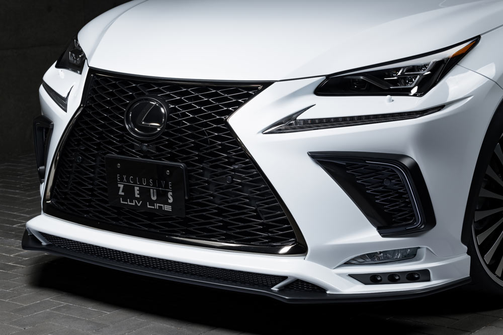 M'z SPEED フロントハーフスポイラー ブラック (212) FRP レクサス NX300h AYZ10 AYZ15 H29.9～R3.10 ラヴライン 2361 72,029円
