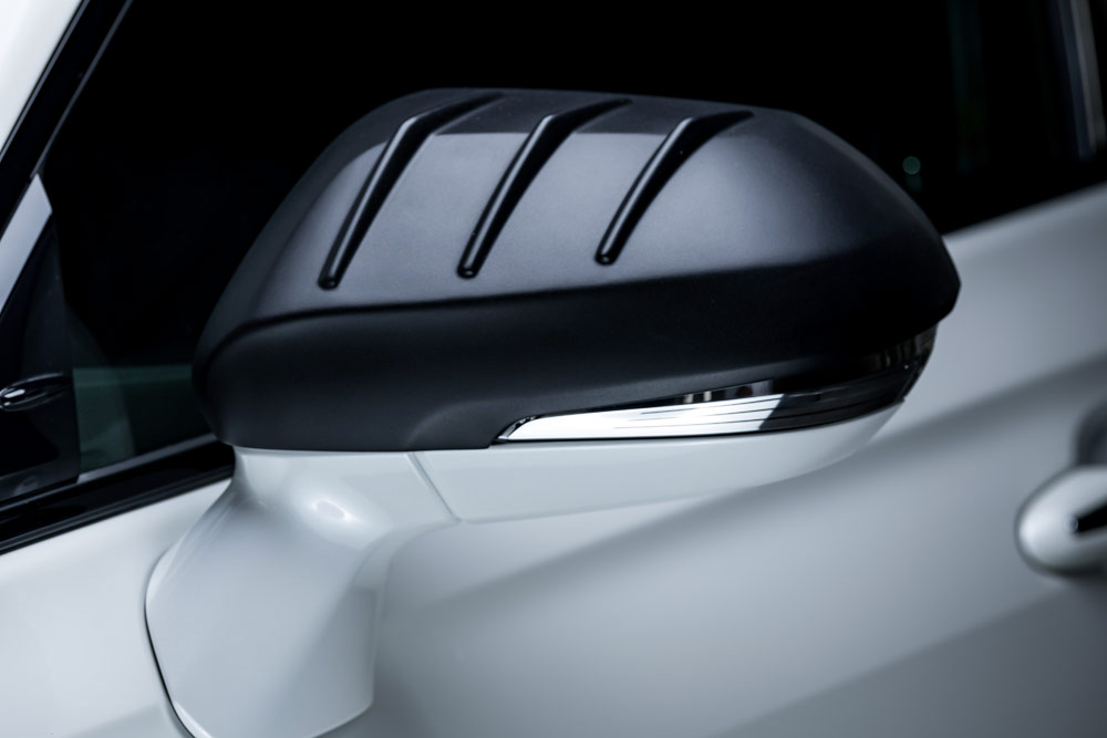 M'z SPEED ドアミラーカバー 未塗装 3Dプリンター出力 樹脂粉末焼結品 クラウンハイブリッド AZSH20 AZSH21 GWS224 H30.6～R4.8 RS プルシアンブルー 6482