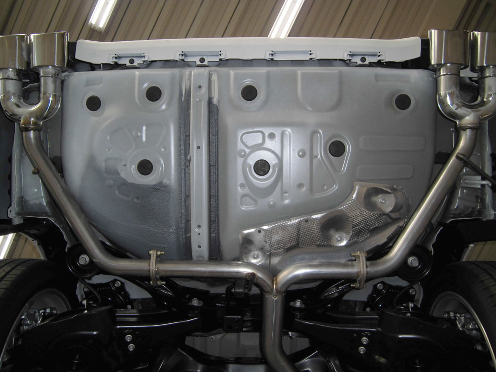 M'z SPEED エキゾーストシステム (MZ63-3) チタン アルファード DBA-AGH35W H27.1～H29.12 2AR-FE 4WD エグゼクティブラウンジ/GF/G/X MC前 グレースライン 3023