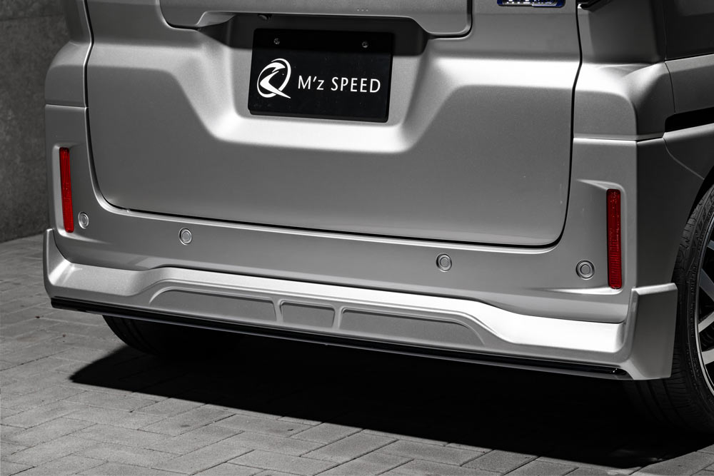 M'z SPEED リアアンダースポイラー 未塗装 ABS スペーシアカスタム MK54S R5.11～ グレースライン 3143