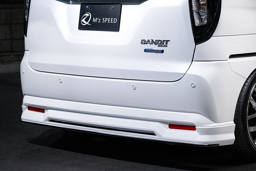 M'z SPEED リアアンダースポイラー ピアノブラック ABS(表面アクリル) ソリオバンディット MAD7S R6.1~ グレースライン 3162|オートクラフト