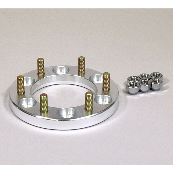 PRO-STAFF プロスタッフ ZEAL ホイールスペーサー 20mm 6H PCD139.7 M12×P1.5 貫通ナット付 1枚|オートクラフト