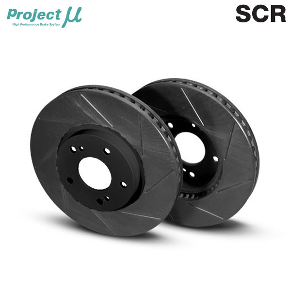 2021人気の Projectμ プロジェクトミュー ブレーキローター SCR 黒塗装
