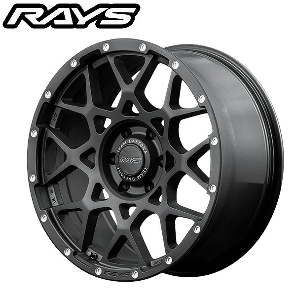 RAYS レイズ TEAM DAYTONA チームデイトナ M8 Matte Black (N2) 17×8.5J 6H PCD139 +00 アルミホイール1本|オートクラフト