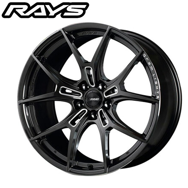 RAYS レイズ gramLIGHTS グラムライツ 57FXZ Super Dark Gunmetal/Machining Edge DC (AAC) 18&times;7.5J 5H PCD114 +40 アルミホイール1本｜オートクラフト