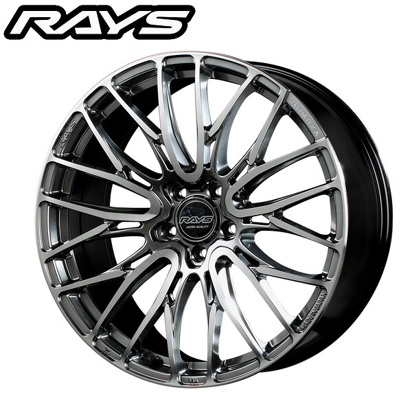 RAYS レイズ ホムラ HOMURA 2X10BD DMC/Side Grace Silver (HDJ) 21×9.0J 5H PCD120 +45 アルミホイール1本