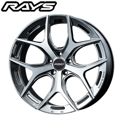 RAYS レイズ ホムラ HOMURA 2X5FT DC/Grace Silver (QAJ) 20&times;8.5J 5H PCD120 +38 アルミホイール1本｜オートクラフト