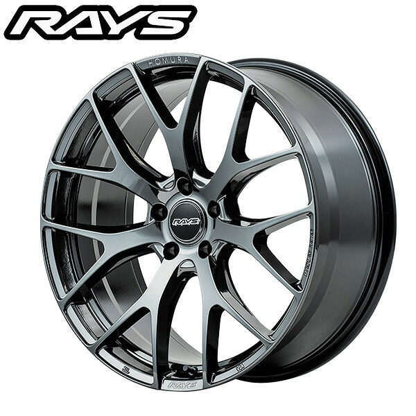 RAYS レイズ ホムラ HOMURA 2X7FT Black Chrome Coating (YNJ) 20×8.5J 5H PCD120 +45 アルミホイール1本