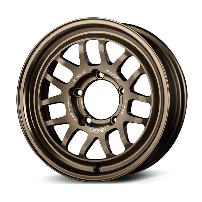 RAYS レイズ A●LAP エーラップ 07X Bronze Almite (BR) 16×7.0J 5H PCD114 +40 アルミホイール1本