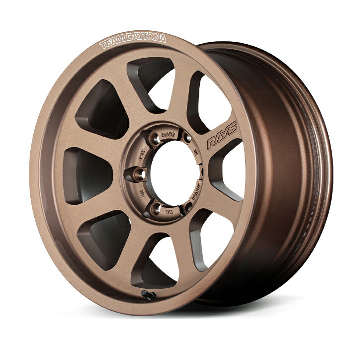 RAYS レイズ TEAM DAYTONA チームデイトナ D108 Dark Bronze (JPJ) 17&times;8.5J 6H PCD139 -10 アルミホイール1本｜オートクラフト