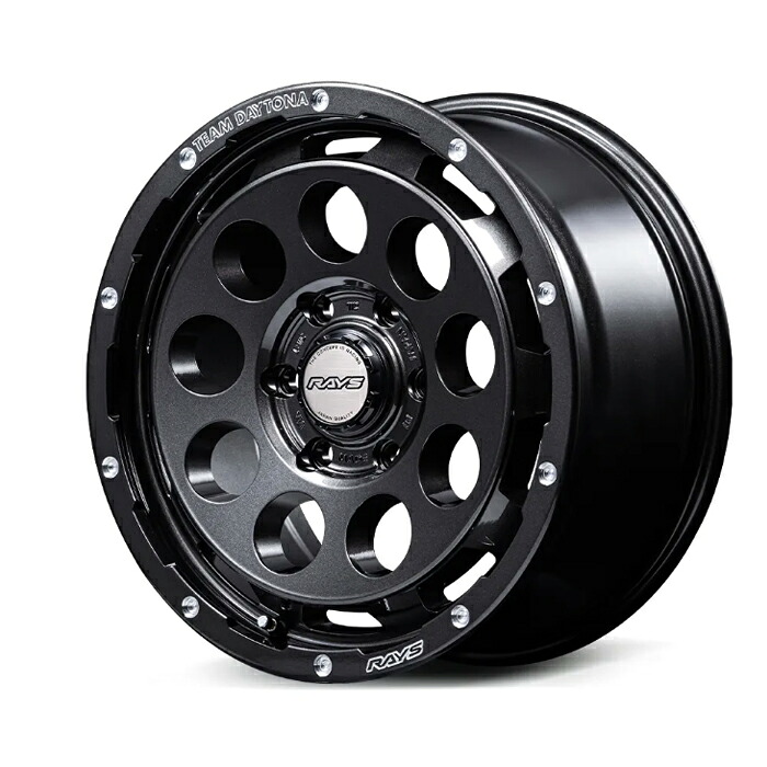 RAYS レイズ TEAM DAYTONA チームデイトナ D9 SPEC-M Super Dark Gunmetal (ANL) 16×6.5J 6H PCD139 +38 アルミホイール1本|オートクラフト