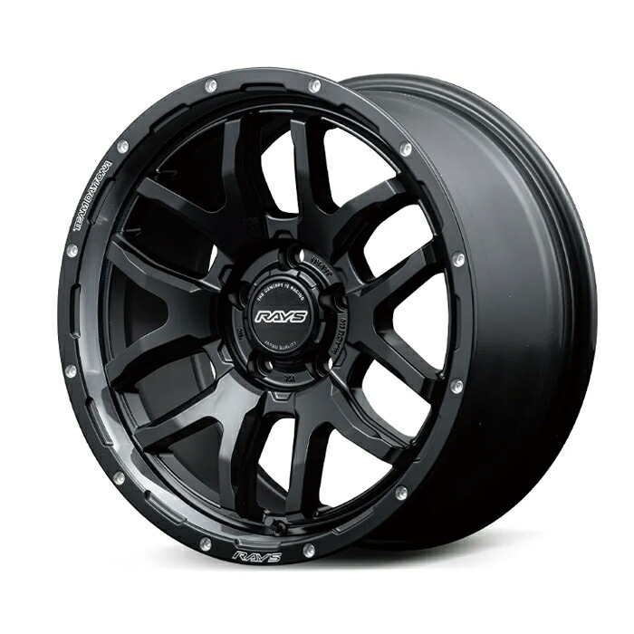 RAYS レイズ TEAM DAYTONA チームデイトナ F6 BOOST Semigloss Black (N1) 17×7.0J 5H PCD114 +40 アルミホイール1本|オートクラフト
