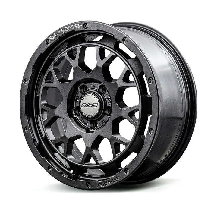 RAYS レイズ TEAM DAYTONA チームデイトナ M9+ SPEC-M Semigloss Super Dark Gunmetal (AOJ) 18×7.5J 5H PCD114 +38 アルミホイール1本|オートクラフト