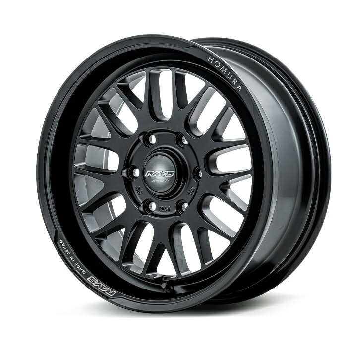 RAYS レイズ ホムラ HOMURA 2X9L-RA Semigloss Black (BOJ) 17×6.5J 6H PCD139 +38 アルミホイール1本|オートクラフト