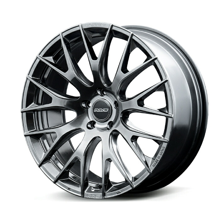 RAYS レイズ ホムラ HOMURA 2X9R DMC/Side Grace Silver (QAJ) 20×9.0J 6H PCD139 +55 アルミホイール1本