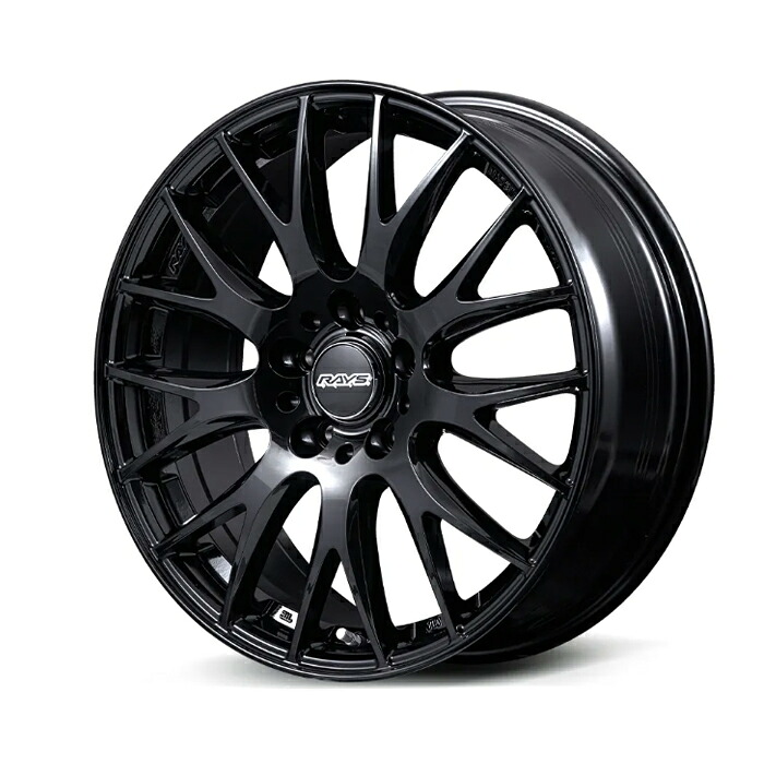 RAYS レイズ ホムラ HOMURA RS 2X9Plus Glossy Black (BXZ) 18×7.5J 5H PCD114 +45 アルミホイール1本