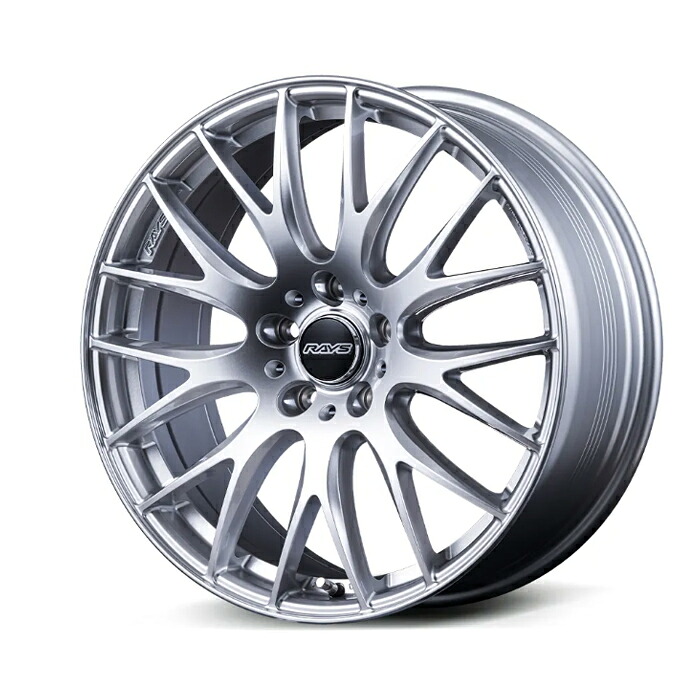 RAYS レイズ ホムラ HOMURA RS 2X9Plus Sunlight Silver (1SU) 19×8.0J 5H PCD120 +44 アルミホイール1本