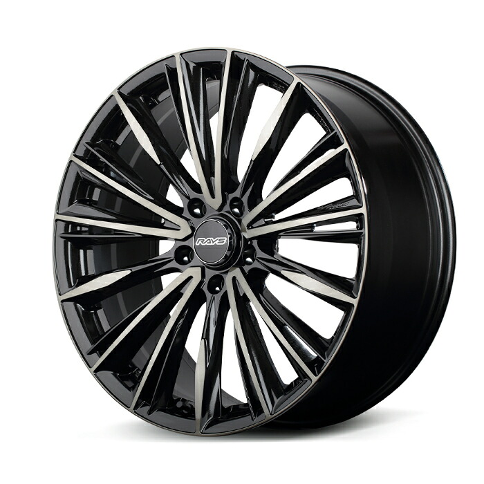 RAYS レイズ VERSUS ベルサス CRAFT COLLECTION VOUGE LIMITED DC/Side Glass Black/Smoke Clear (6EZ) 18×7.0J 5H PCD114 +42 アルミホイール1本|オートクラフト