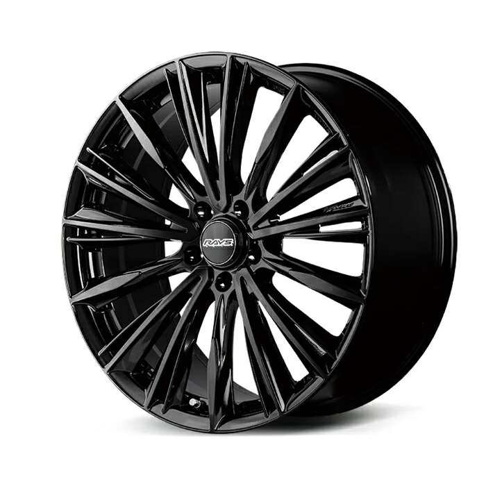 RAYS レイズ VERSUS ベルサス RS VOUGE Glossy Black (BXZ) 18×7.0J 5H PCD114 +54 アルミホイール1本