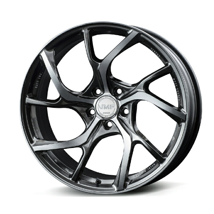 RAYS レイズ VMF C-01 PRIUS EDITION Shining Black Metal/Diamond Cut (HX) 19×7.0J 5H PCD114 +40 アルミホイール1本