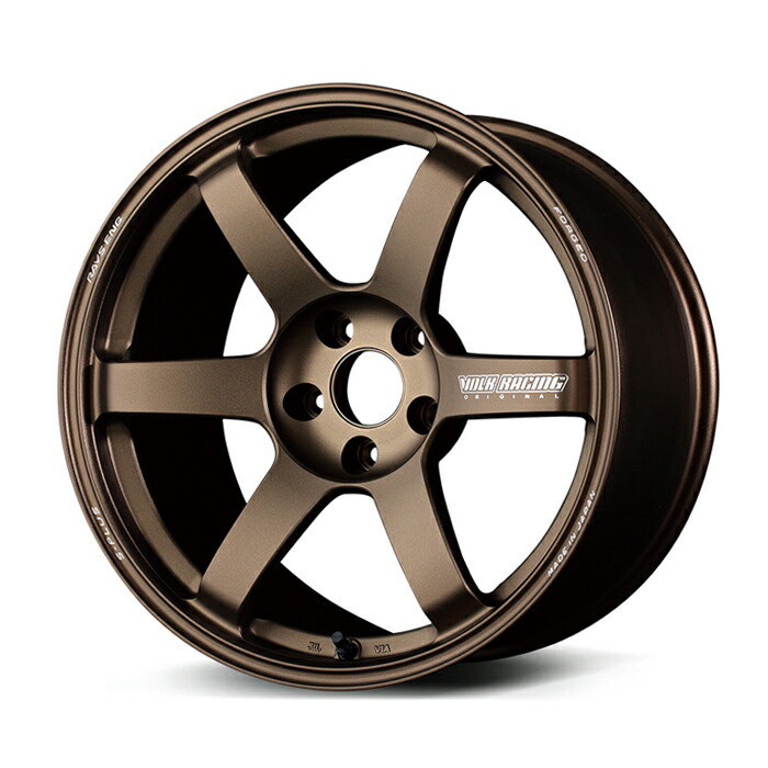 RAYS レイズ VOLK RACING ボルクレーシング TE37SAGA S-PLUS Bronze Almite (BR) 17×7.5J 5H PCD114 +44 アルミホイール1本