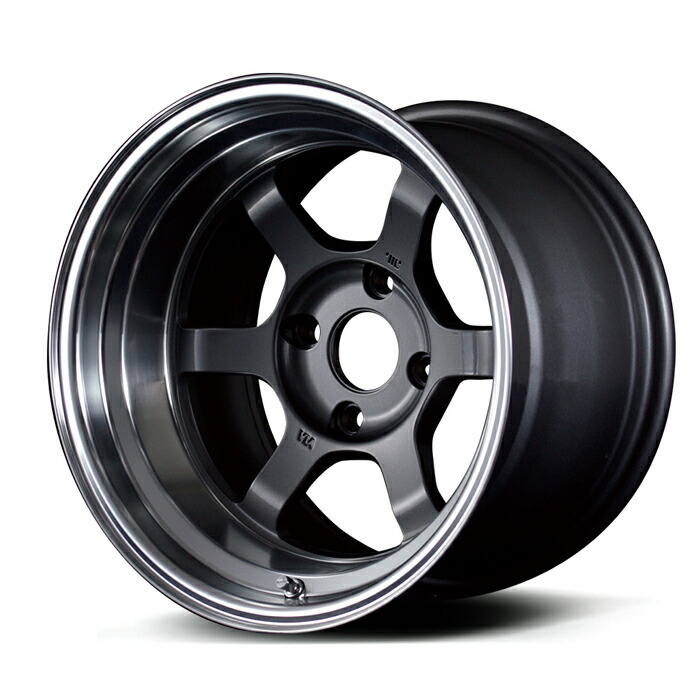 RAYS レイズ VOLK RACING ボルクレーシング TE37V Gunmetal/Rim DC MF (GM) 16×8.0J 4H PCD114 +00 アルミホイール1本