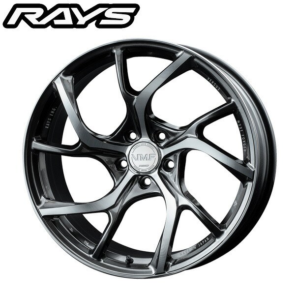 RAYS レイズ VMF C-01 Shining Black Metal/Diamond Cut (HX) 20×8.5J 5H PCD120 +38 アルミホイール1本|オートクラフト