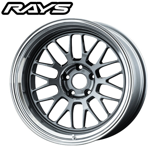 RAYS レイズ VOLK RACING ボルクレーシング VR 21A Dark Gunmetal/Rim DC (VC) 18×8.5J 5H PCD114 +34 アルミホイール1本|オートクラフト