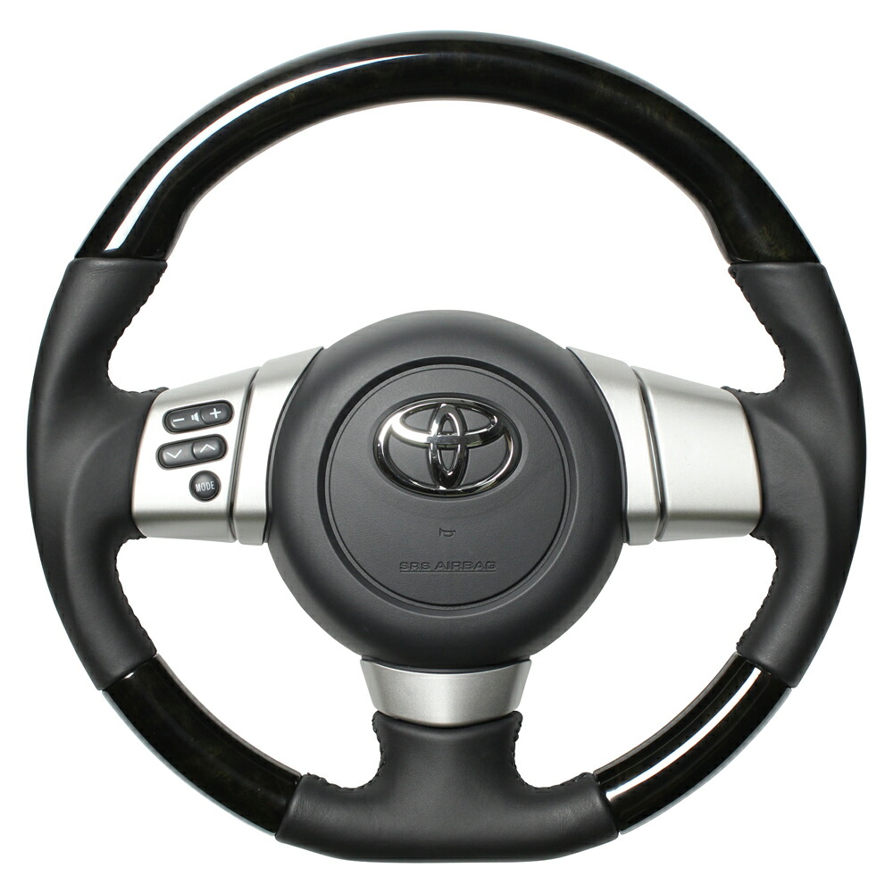 10年11月 18年1月 ステアリング Gsj15w レアル Real 左右ハンドル共通車用品 バイク用品 ブラックステッチ ブラックウッド レアル Real Fjクルーザー 左右ハンドル共通 オートクラフト