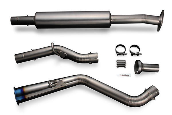 RSE リアルスピードエンジニアリング フルチタンマフラー シングル タイプ60R BRZ ZC6 FA20