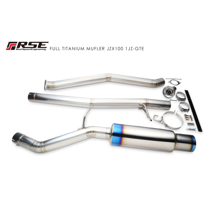 RSE リアルスピードエンジニアリング フルチタンマフラー マークII JZX100 1JZ-GTE