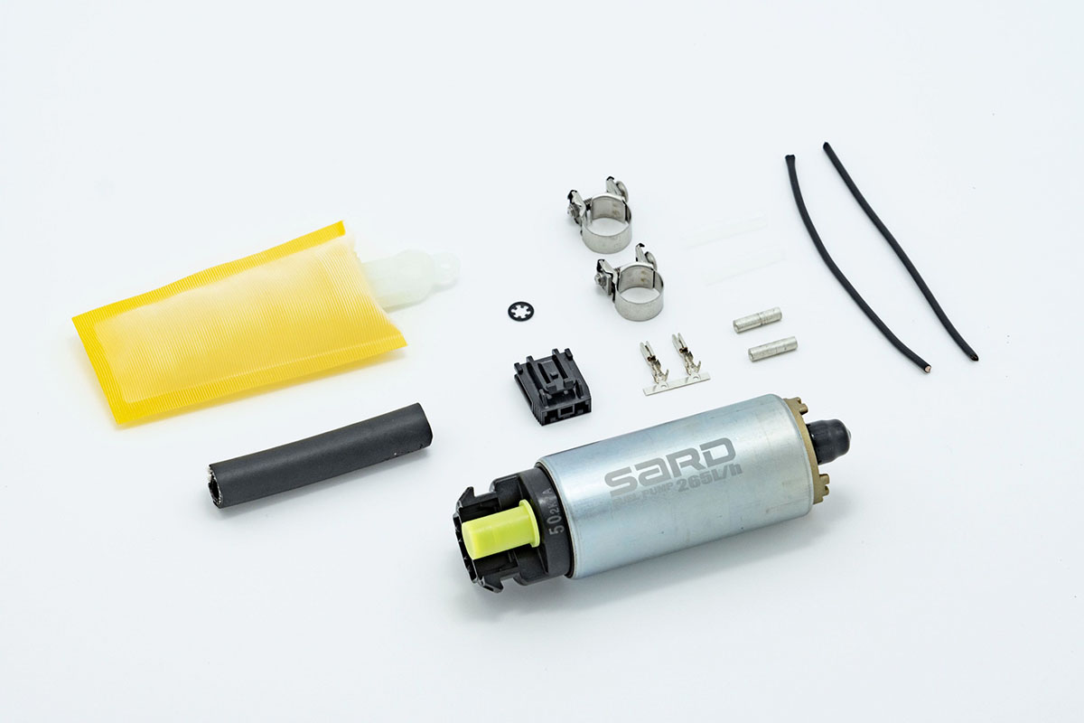 SARD サード フューエルポンプ 265L/h スープラ JZA80 H5.5～H14.8 2JZ-GE/2JZ-GTE 個人宅発送可