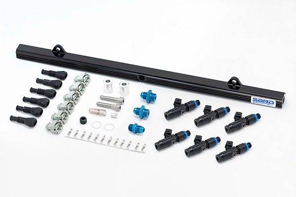 SARD サード フューエルデリバリーパイプ＆インジェクターセット 1350cc AN6 スカイライン GT-R BNR32 H1.8～H7.1 RB26DETT 個人宅発送可｜オートクラフト