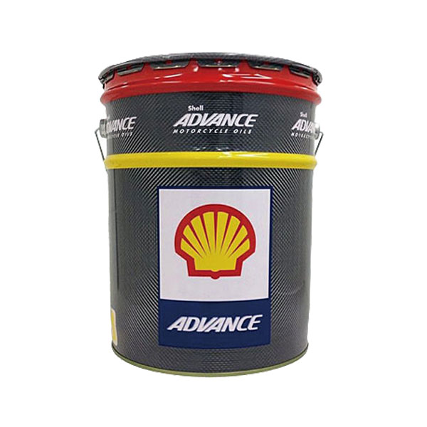 Shell ADVANCE シェルアドバンス エンジンオイル 4Tウルトラ 10W-40 20Lペール缶