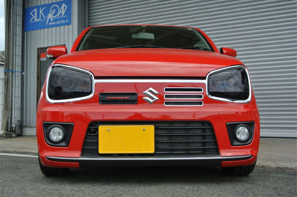SilkRoad シルクロード ヘッドライトカバー ダークスモーク アルトワークス HA36S ※北海道は送料1500円(税別)、沖縄・離島は都度確認