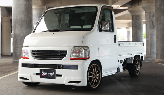 楽天市場】「Spiegel」ホンダ バモス HM1 HM2 エアロ フロントバンパー