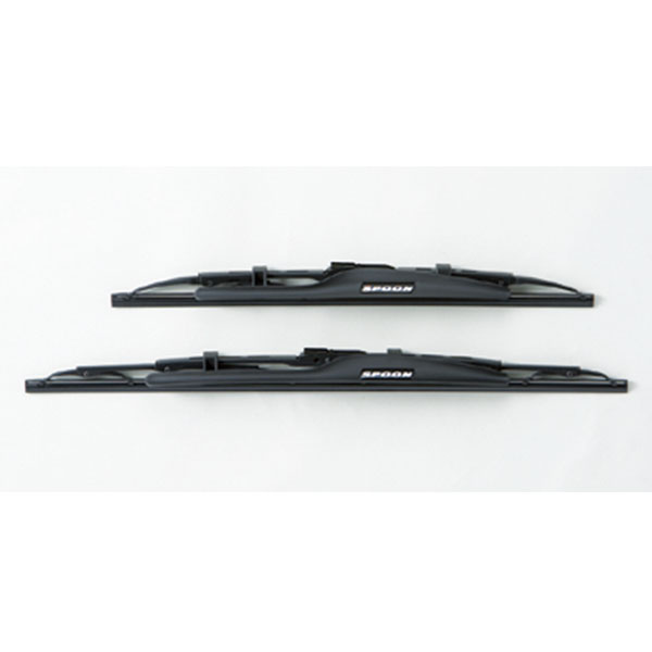 SPOON スプーン スポーツワイパーブレード シビック/インテグラ EG6/DC2タイプR'96Spec/DC2タイプR'98Spec/DB8タイプR'96Spec/DB8タイプR'98Spec B16A/B18C 替えゴムサイズ 運転席:長さ550mm 幅8mm 助手席:長さ450mm 幅6mm｜オートクラフト