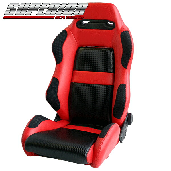 SUPERIOR スーペリア シートカバー for RECARO レカロ SR-2 パーフォレイトバージョン【レッド】 送料(税別):本州・北海道は2000円 沖縄・離島は着払い