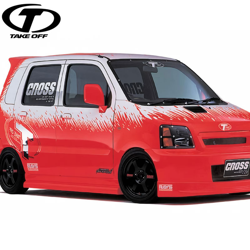 TAKE OFF テイクオフ CROSS ワゴンR サイドステップ タイプ2 ワゴンR MC21S MC11S MC22S MC12S ５ドア専用 個人宅配送不可