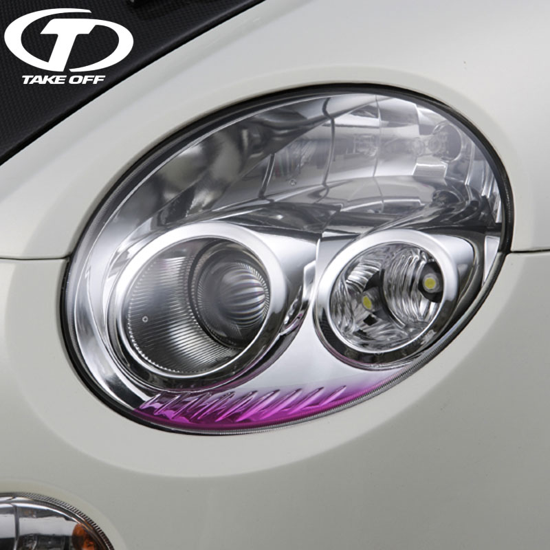 ジトメ 加工品 TAKE OFF テイクオフ ヘッドライトカバー 左右1set