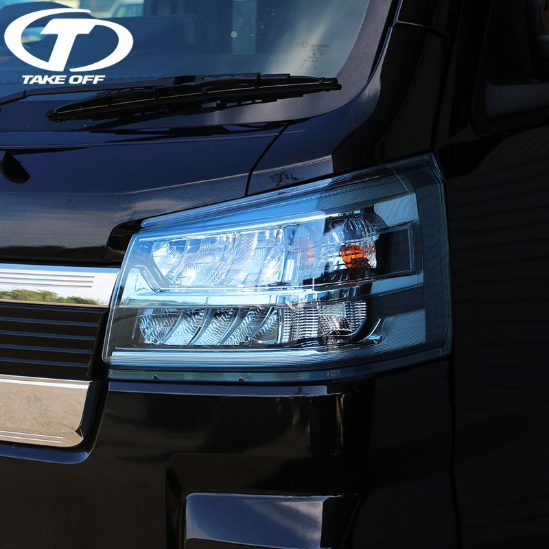 ハイゼット ヘッドライトカバー S500P 後期 テイクオフ ライトスモーク 楽天市場】[テイクオフ]ヘッドライトカバー カラーシリーズ ハイゼット