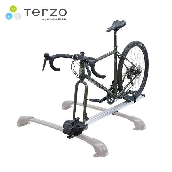 Terzo テルッツォ ルーフサイクルキャリア フォークダウンタイプ EC29｜オートクラフト